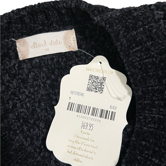 Altar’d State Womens Soft Back Chenille Hip Length Sweater NWTS Size Medium - Picture 8 of 9